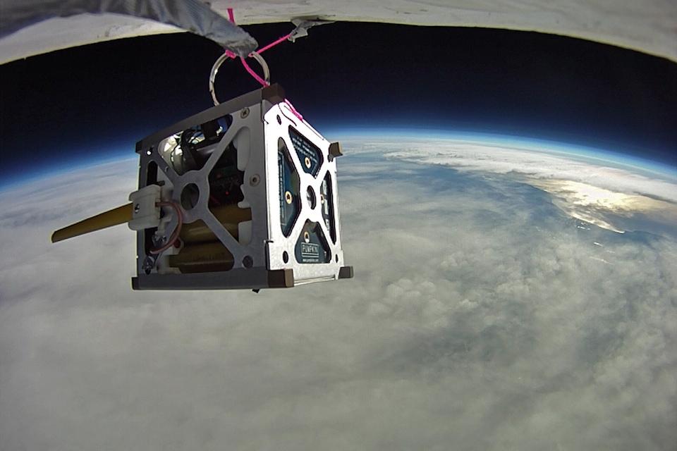 Satellite above Earth